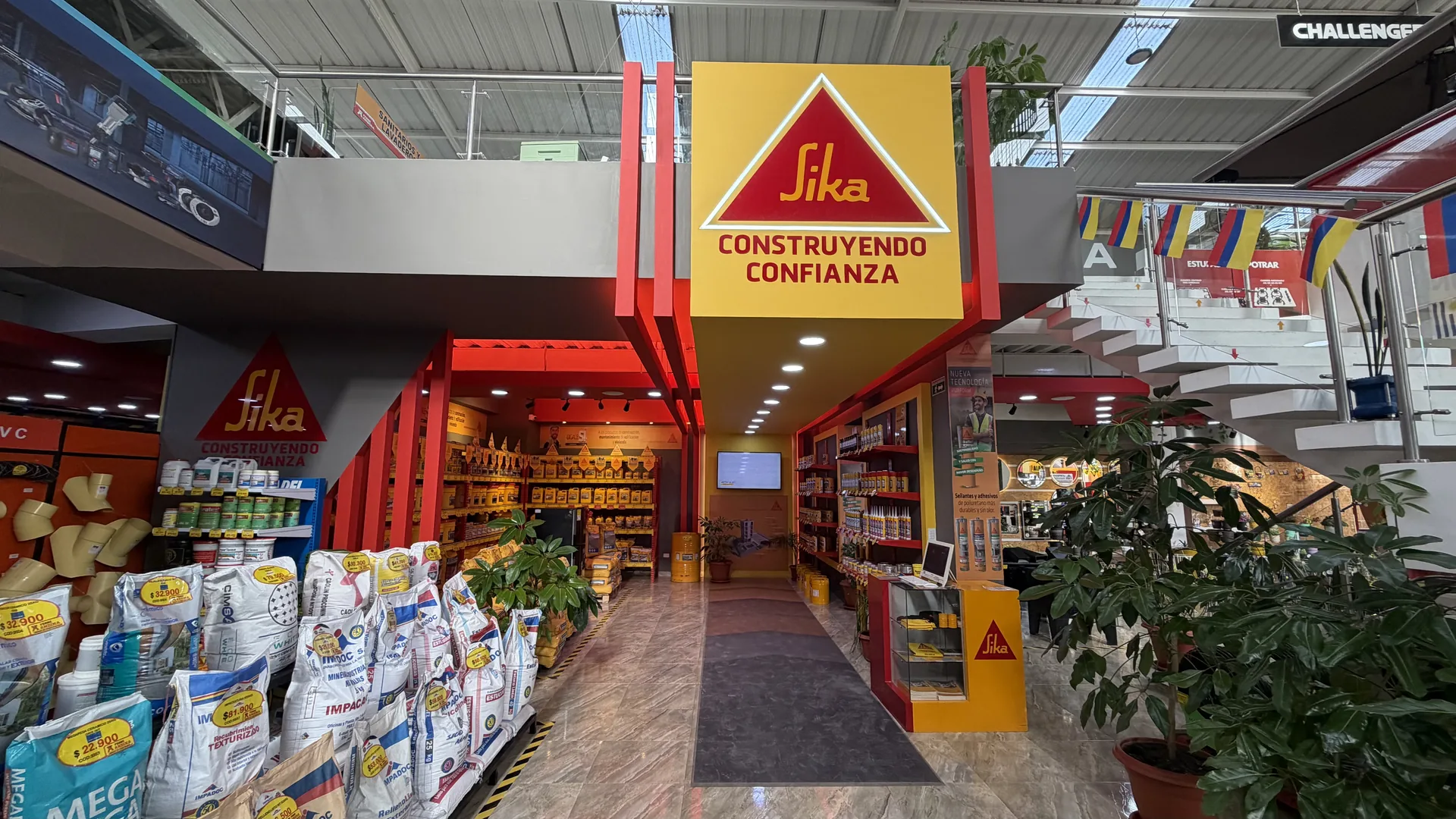 Sección de construcción en Ferreandina